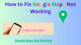 How to Fix Google Maps Not Working