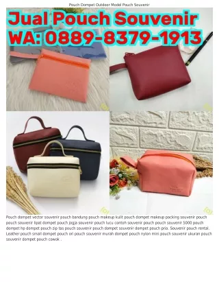 O889·8ᣮ79·I9Iᣮ (WA) Souvenir Pouch Solo Pouch Dompet Itu Apa