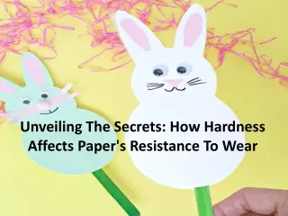 Introduction To Paper Wear And Its Relevance