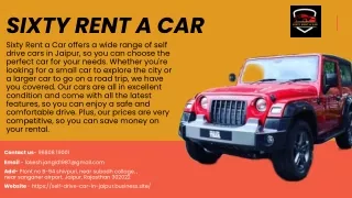 Car on Rent in Jaipur