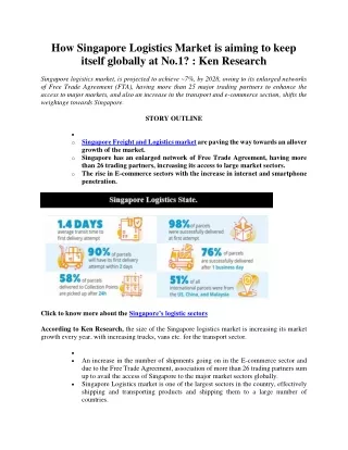 Leading Players In Singapore Logistics Market - Ken Research