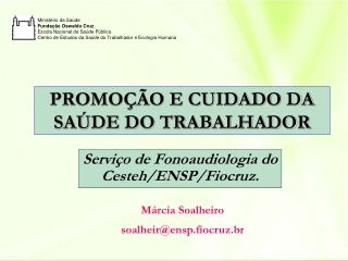 Promoção e cuidado da saúde do trabalhador