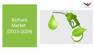 Biofuels Market Size, Share & Growth Analysis Report 2029