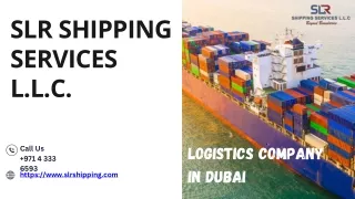 Most Trusted Logistics Company in Dubai for seamless Cargo services