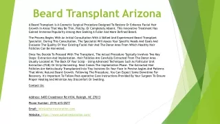 Beard Transplant Arizona