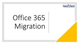 Office 365 Migration