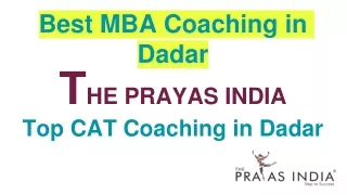 Best MBA Academy in Dadar