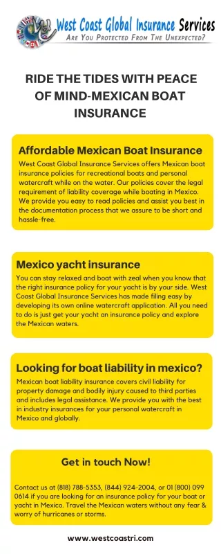 ride the tides with peace of mind-Mexican boat insurance