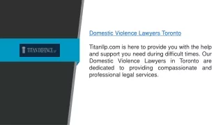 Domestic Violence Lawyers Toronto Titanllp.com