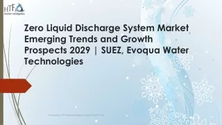 Zero Liquid Discharge System Market