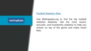 Football Statistics Sites Bettingstats.org