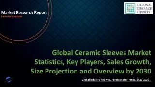 Ceramic Sleeves Market Statistics, Key Players, Sales Growth, Size Projection and Overview by 2030