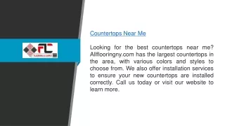 Countertops Near Me  Allflooringny.com