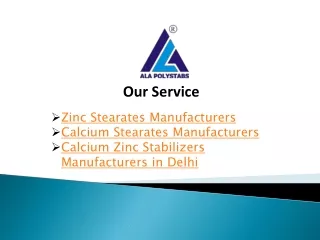 Zinc Stearates Manufacturers
