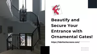 Enhance Your Entrance: Beautify and Secure with Ornamental Gates