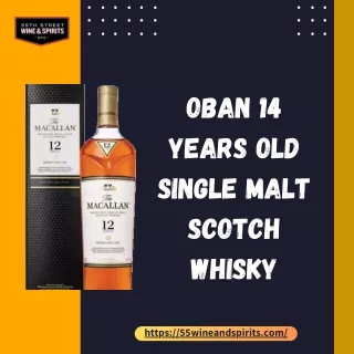 Oban 14 Years Old Single Malt Scotch Whisky