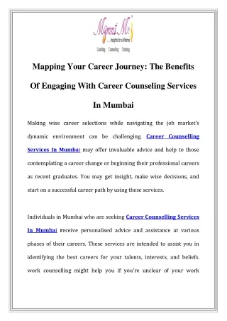 Career Counselling Services In Mumbai Call-7428590012