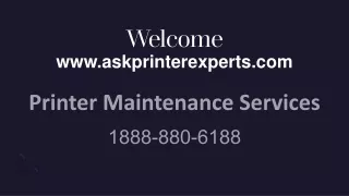 Printer Maintenance Services