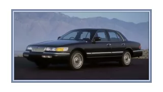 Customize Your Grand Marquis Elevate Your Driving Experience With Premium Parts And Accessories