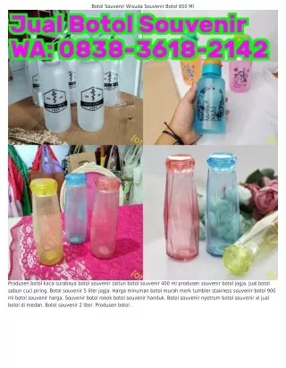 ౦8З8.ЗᏮI8.ᒿIᏎᒿ (WA) Jual Souvenir Botol Jogja Toko Botol Di Solo