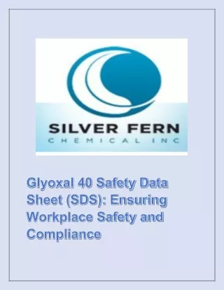 glyoxal 40 sds 2