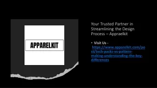 Choose the Right Approach Tech Packs vs Pattern Making - Apprealkit