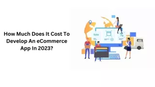 2023 Cost to Build an E-Commerce App