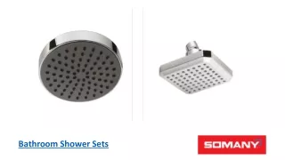 Bathroom Shower Sets - Hand & Overhead Showers