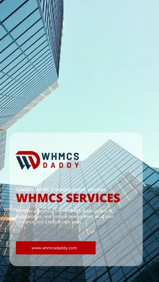 Custom WHMCS Development Services | WHMCS DADDY