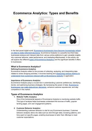 Ecommerce Analytics_ Types and Benefits
