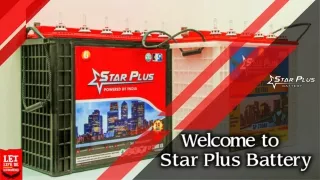 Tubular Inverter Battery in Nigeria - Star Plus Battery