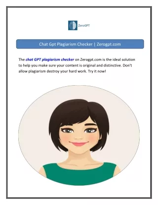 Chat Gpt Plagiarism Checker Zerogpt.com