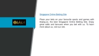 Singapore Online Betting Site | 8nplay.co