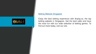 Betting Website Singapore | 8nplay.co