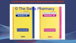 Osteofos Tablets (Generic Alendronate Sodium Tablets)