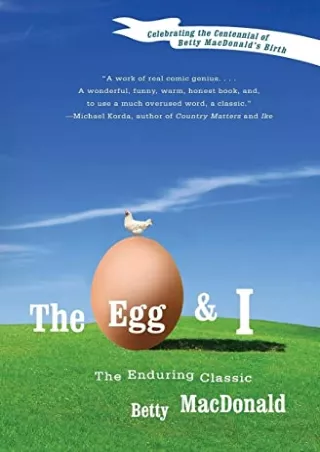 Read ebook [PDF] The Egg and I