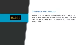 Online Betting Site in Singapore | 8nplay.co