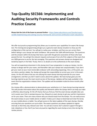 Top-Quality SEC566: Implementing and Auditing Security Frameworks and Controls P