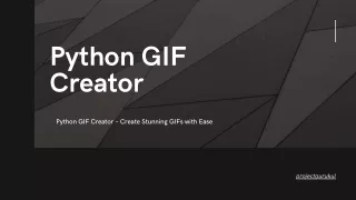 Python GIF Creator