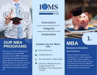 Explore Your Future Comprehensive Course Offerings at ISMS Pune