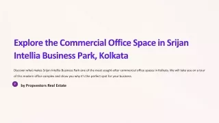 Srijan Intellia Business Park