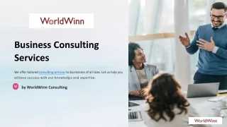 Business Consulting Services