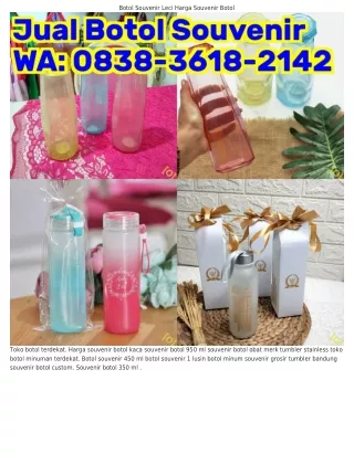 08౩8.౩ᏮI8.2Iㄐ2 (WA) Souvenir Dari Bahan Botol Plastik Tumbler Custom Jakarta