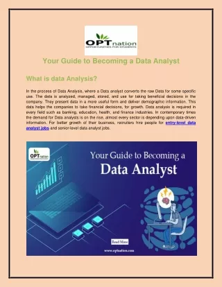 Your Guide to Becoming a Data Analyst