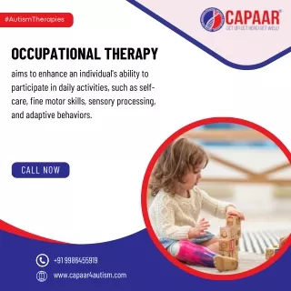 Occupational Therapy for Autism | Best Autism Centre in Bangalore | CAPAAR