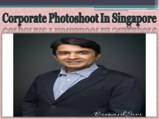 Corporate Photoshoot In Singapore