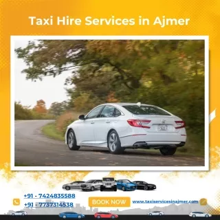 Taxi Hire Services in Ajmer