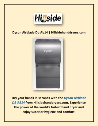 Dyson Airblade Db Ab14