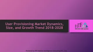User Provisioning Market Dynamics, Size, and Growth Trend 2018-2028