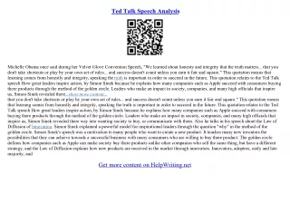speech analysis essay